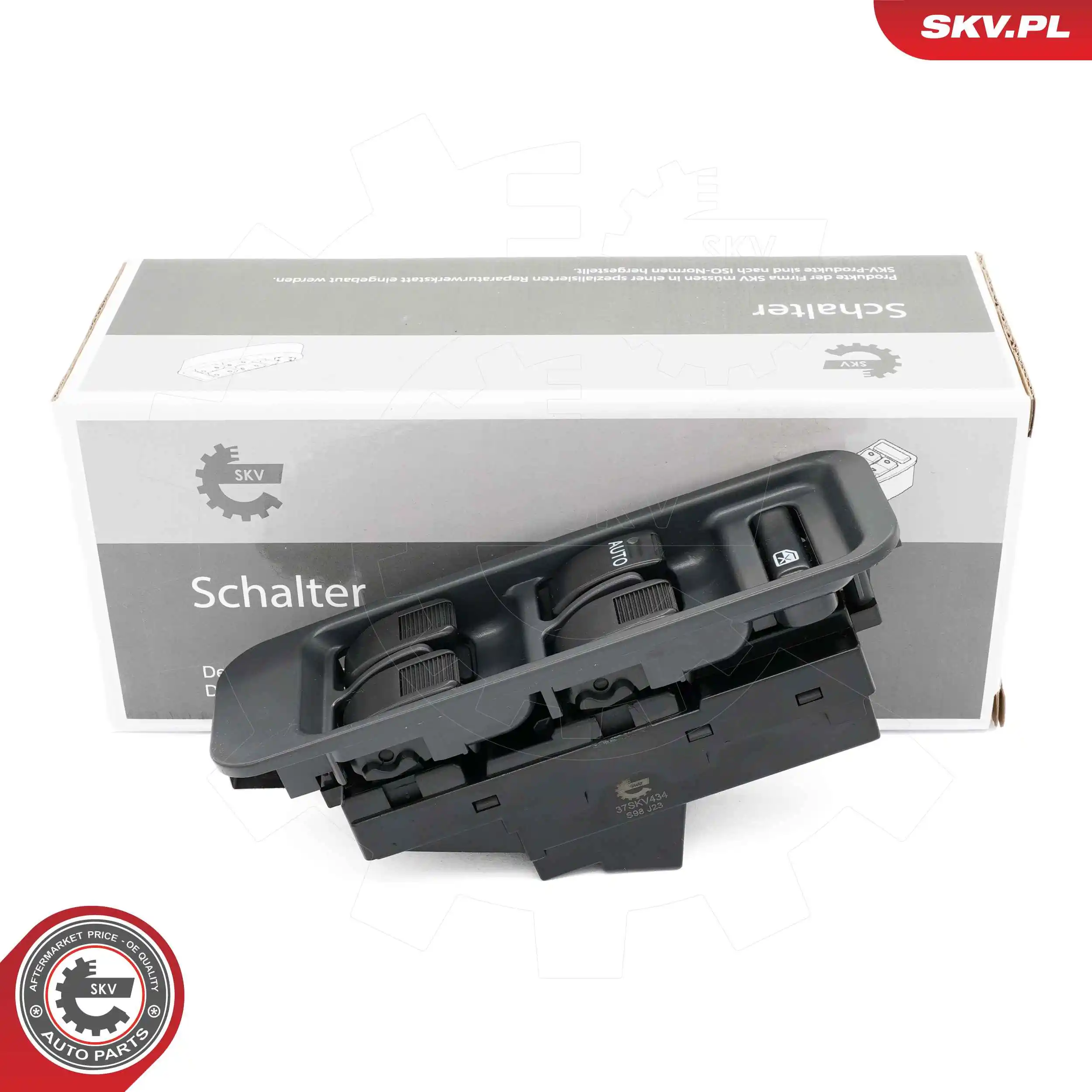Switch, window regulator